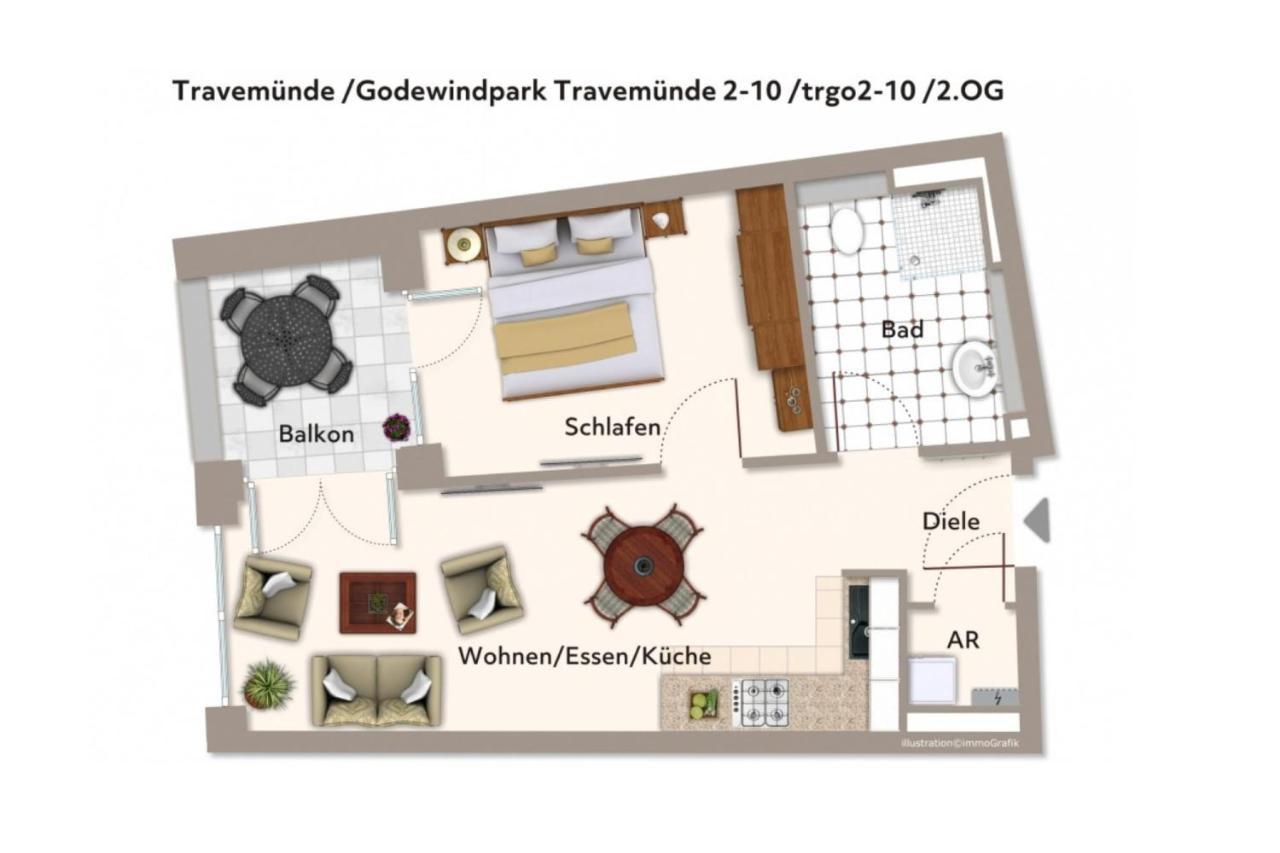 Godewindpark Travemünde Godewindpark Travemünde 2-10 Apartment *